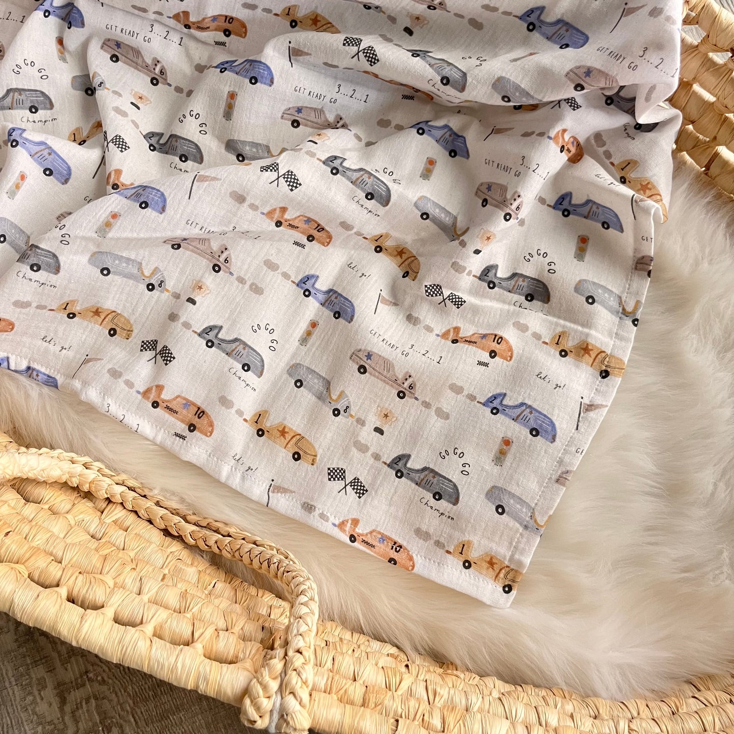 Weiches Musselintuch für Kinderwagen und Alltag