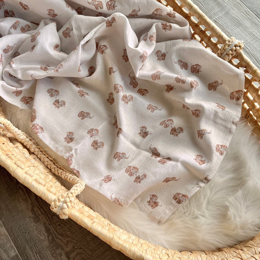 Leichtes und weiches Musselintuch aus Baumwolle