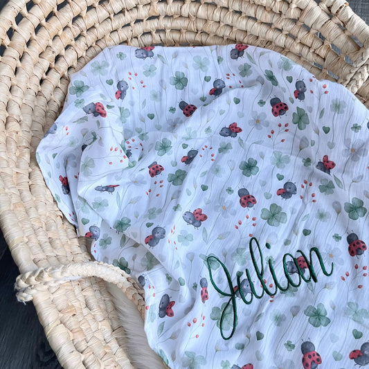 Weiches Musselintuch perfekt für Kinderwagen und Babys