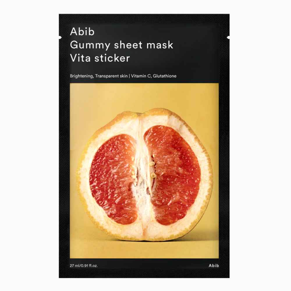 Abib Gummy Sheet Mask Vita Sticker 27 ml vitaminreiche Mikrofasermaske