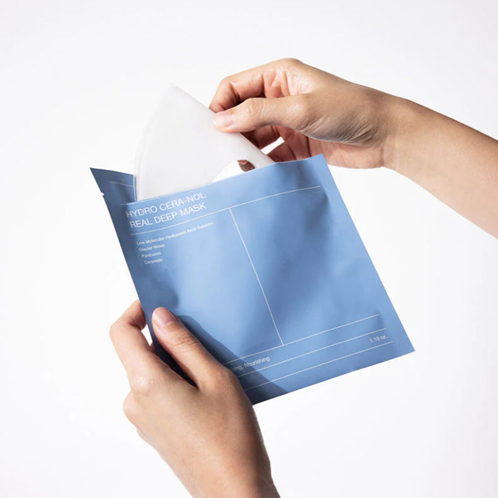 Feuchtigkeitsspendende Tuchmaske mit Hautbarriere Schutz