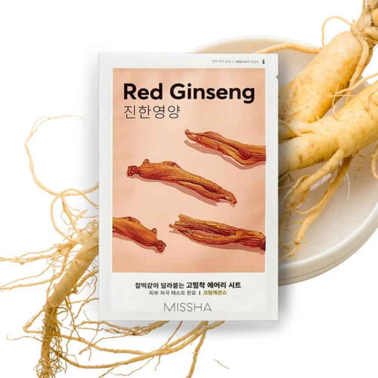 Revitalisierende Red Ginseng Sheet Maske – Energie für Ihre Haut