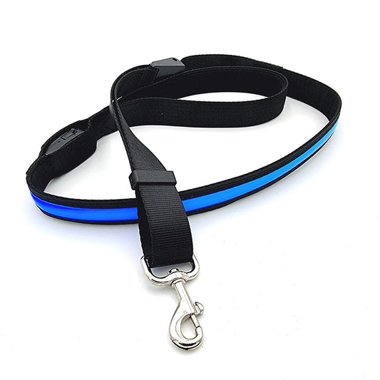 LED Leuchtende Hundeleine mit USB und verstellbarer Länge