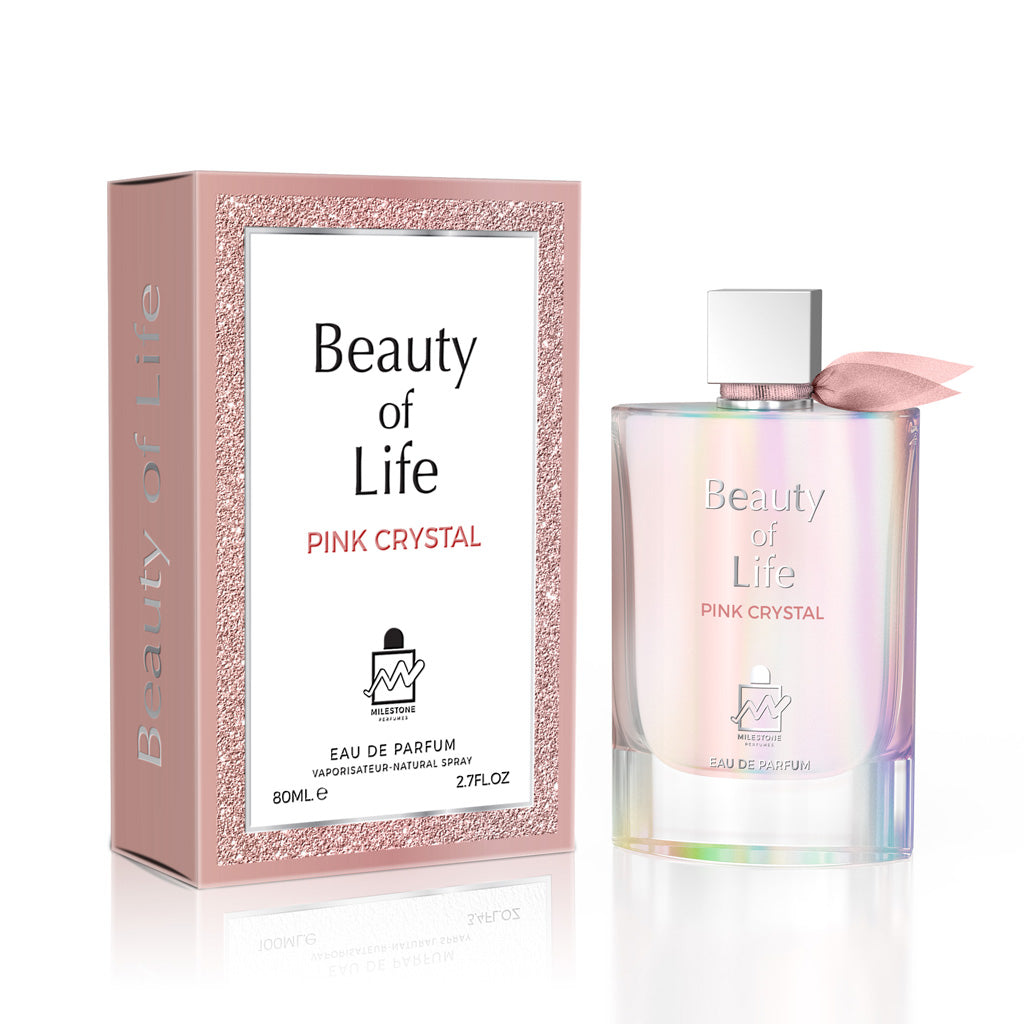 Milestone Beauty Of Life Pink Crystal Eau de Parfum 80ml-BEAUTY PLATZ