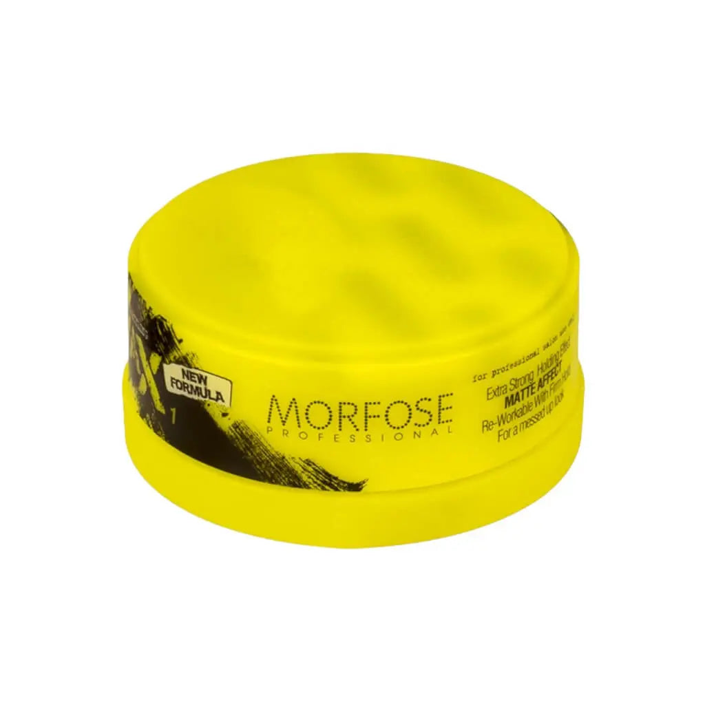Morfose Matte Styling Wax Extra Strong 150 ml Gelb Halt und Flexibilität-hairOne