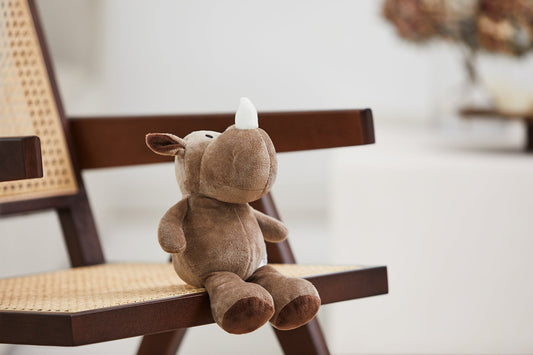 Robustes Hundespielzeug Nashorn Gonzo ohne Quietscher, 30 cm groß-SABRO GmbH