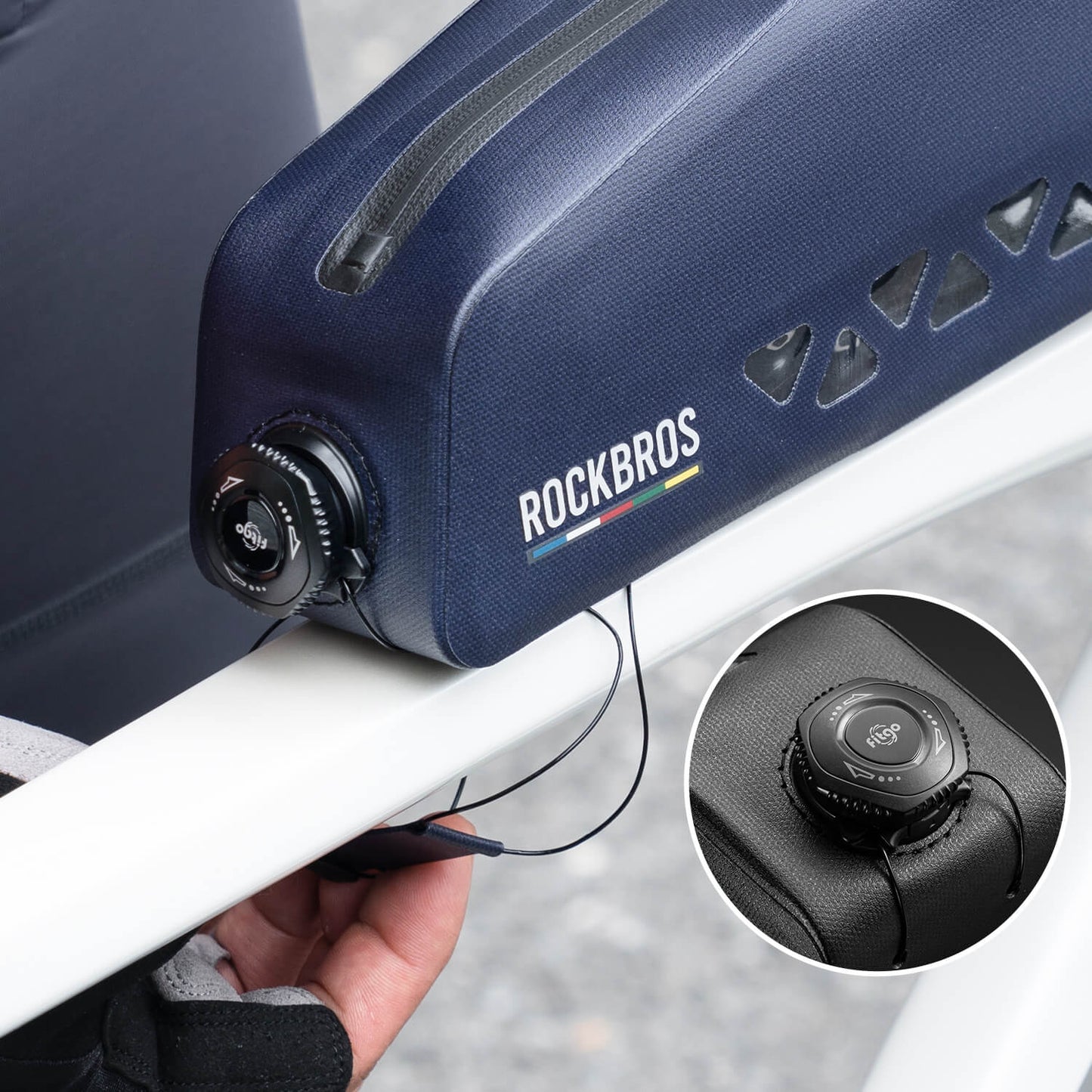 ROAD TO SKY 100 % Wasserdicht Oberrohrtasche 1 L