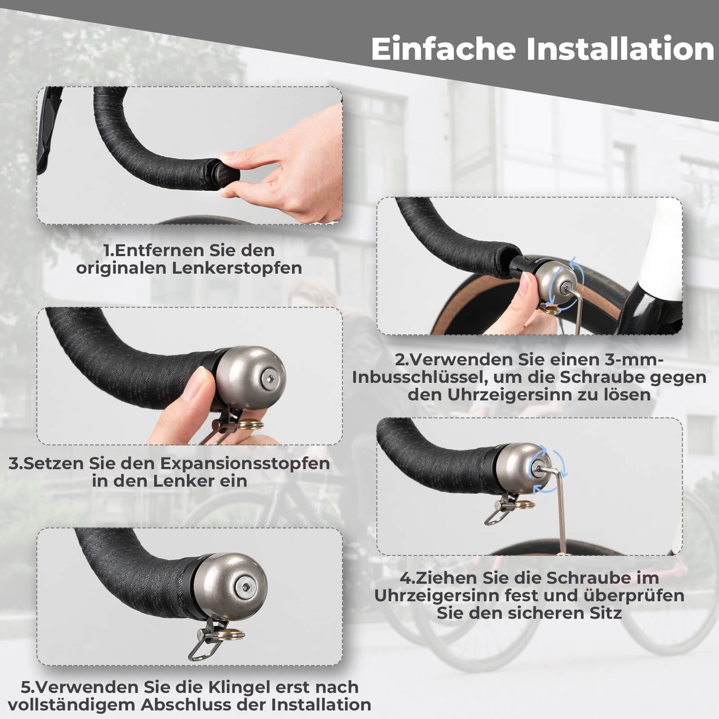 Rennrad Fahrradklinge für 22,2mm Dropbar Lenker