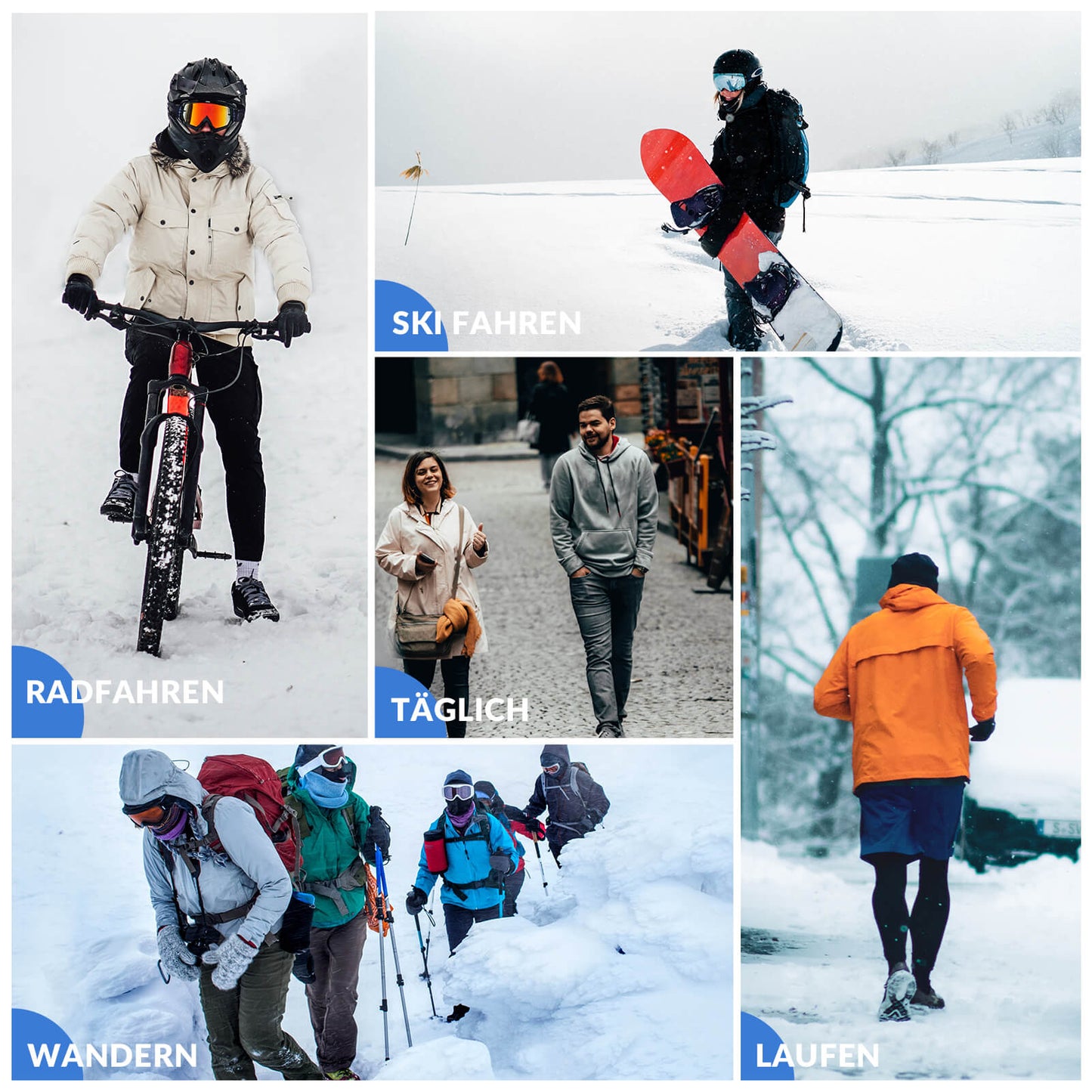 Warm Fahrradmütze Atmungsaktiv Sport Funktionsmütze