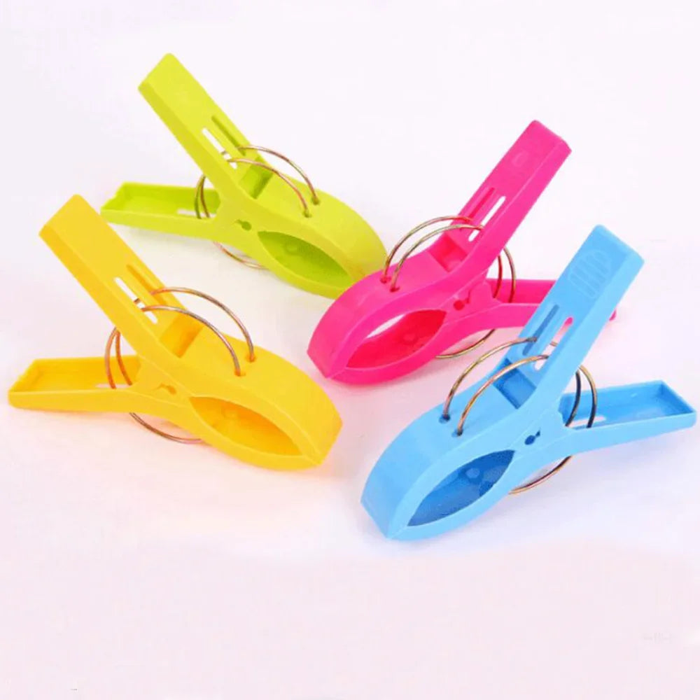 Strandtuch-Clips aus Kunststoff – stabile Wäscheklammern für Zuhause - Bad