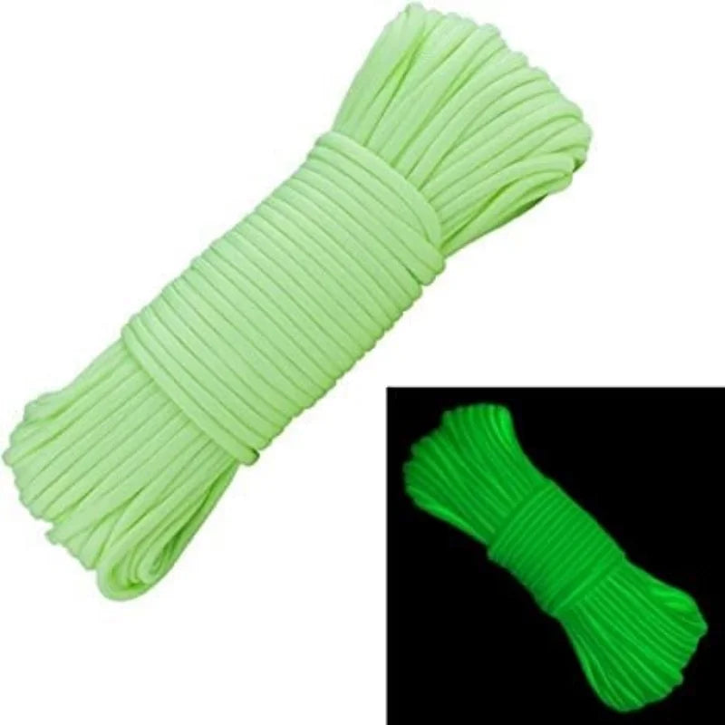 Leuchtendes 9-Strang 4mm Nylon Paracord – langlebig - robust für Outdoor