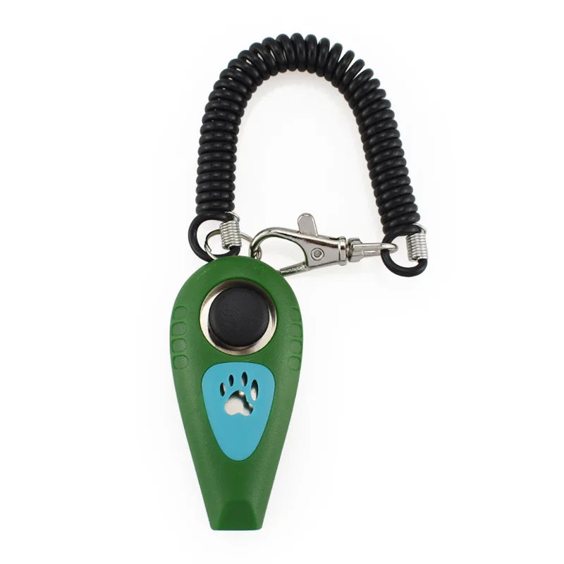 Multifunktions Haustier Clicker Pfeife – Hunde Katzen Training Schlüsselanhänger