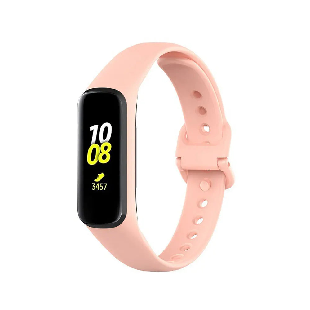 Weiches Silikonarmband für Smartwatch mit verstellbarer Länge und Verschluss