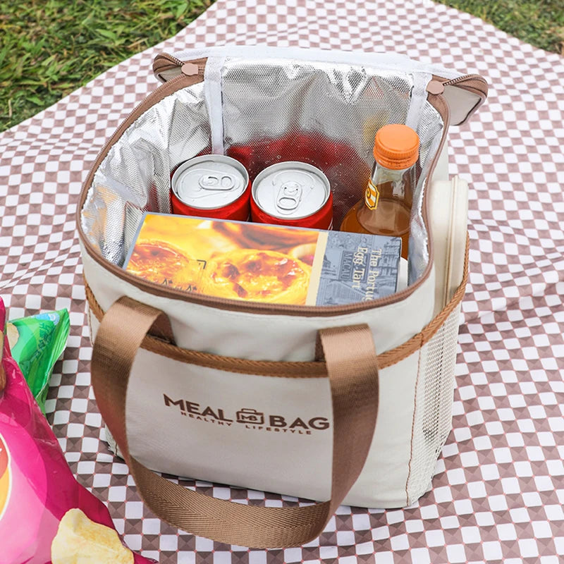 Tragbare isolierte Lunchtasche mit Schultergurt, wasserdicht und praktisch