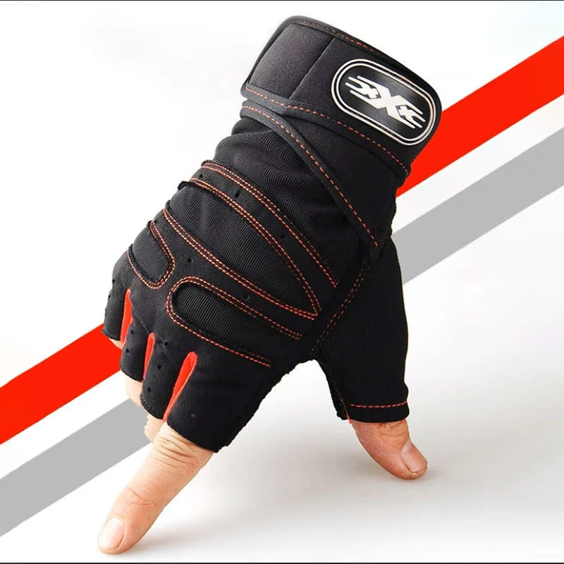 Stoßfeste Gym Handschuhe Unisex – Komfort - Grip für Fitness - Bodybuilding