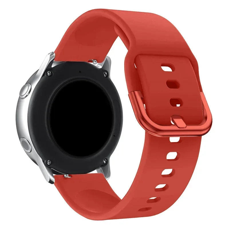 Silikon Uhrenarmband 20/22mm kompatibel mit Smartwatches und Sportuhren