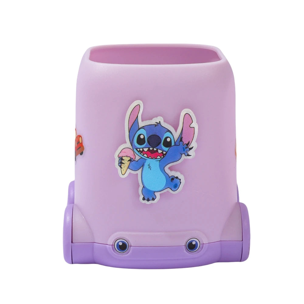 Niedlicher Kawaii Stifthalter mit vierfarbigen Stichen für Schule Büro