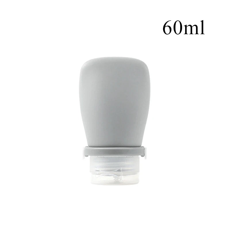 Auslaufsichere Silikon-Reiseflasche 30-90ml – flexibel, nachfüllbar - kompakt