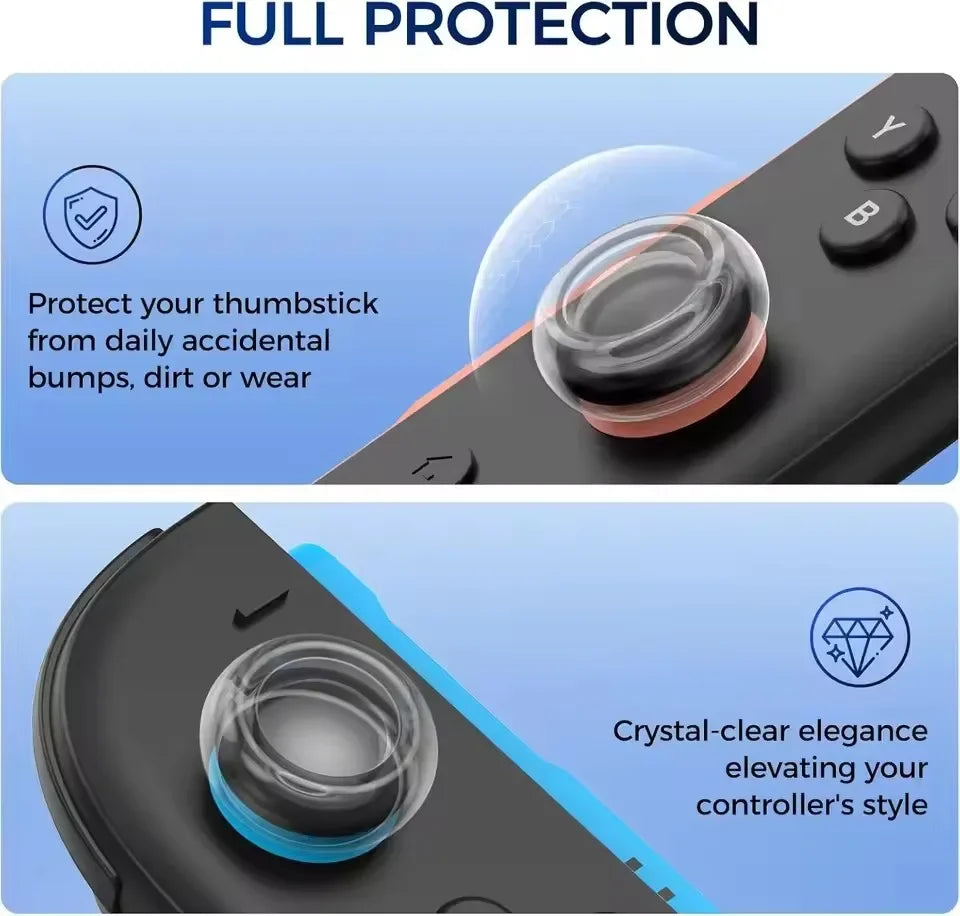Analoge Thumb-Stick-Griffkappen für Switch 2 mit Schutz und Komfort