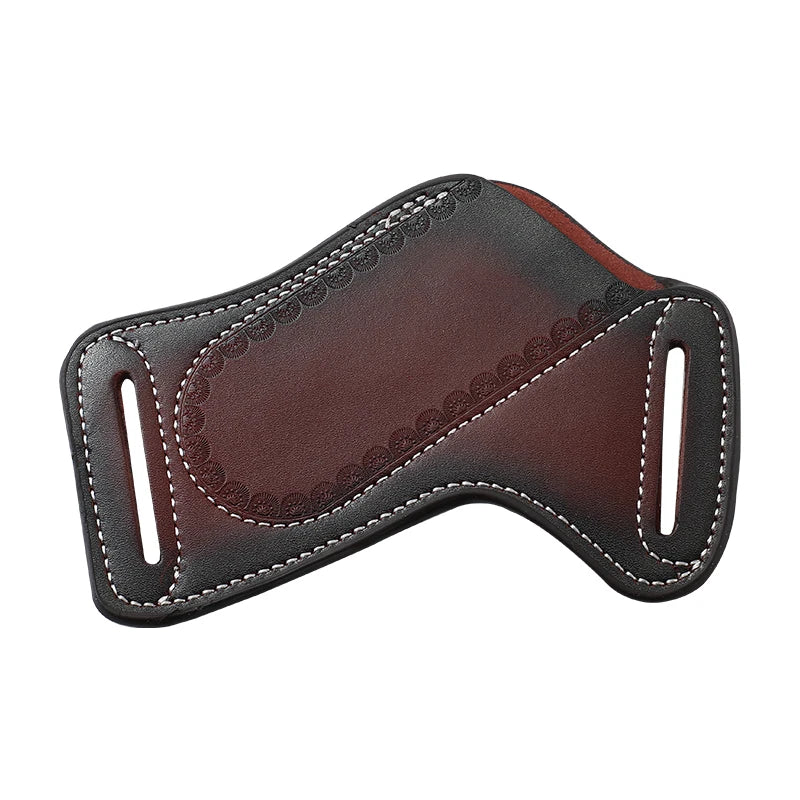 Vintage Leder Gürtelhülle für Klappmesser Outdoor Werkzeug Minitasche