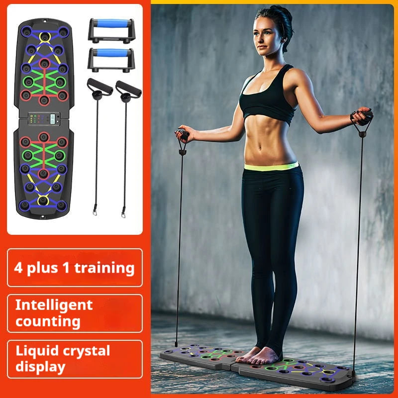 Multifunktionales faltbares Push-Up-Board für effektives Brust- und Kerntraining