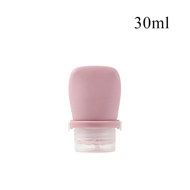 Auslaufsichere Silikon-Reiseflasche 30-90ml – flexibel, nachfüllbar - kompakt