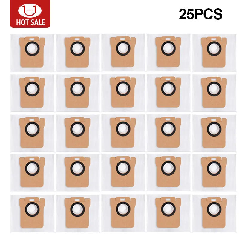 Effiziente Ersatzteile für Robot Vacuum X20+: Staubbeutel, Bürste - HEPA-Filter Set