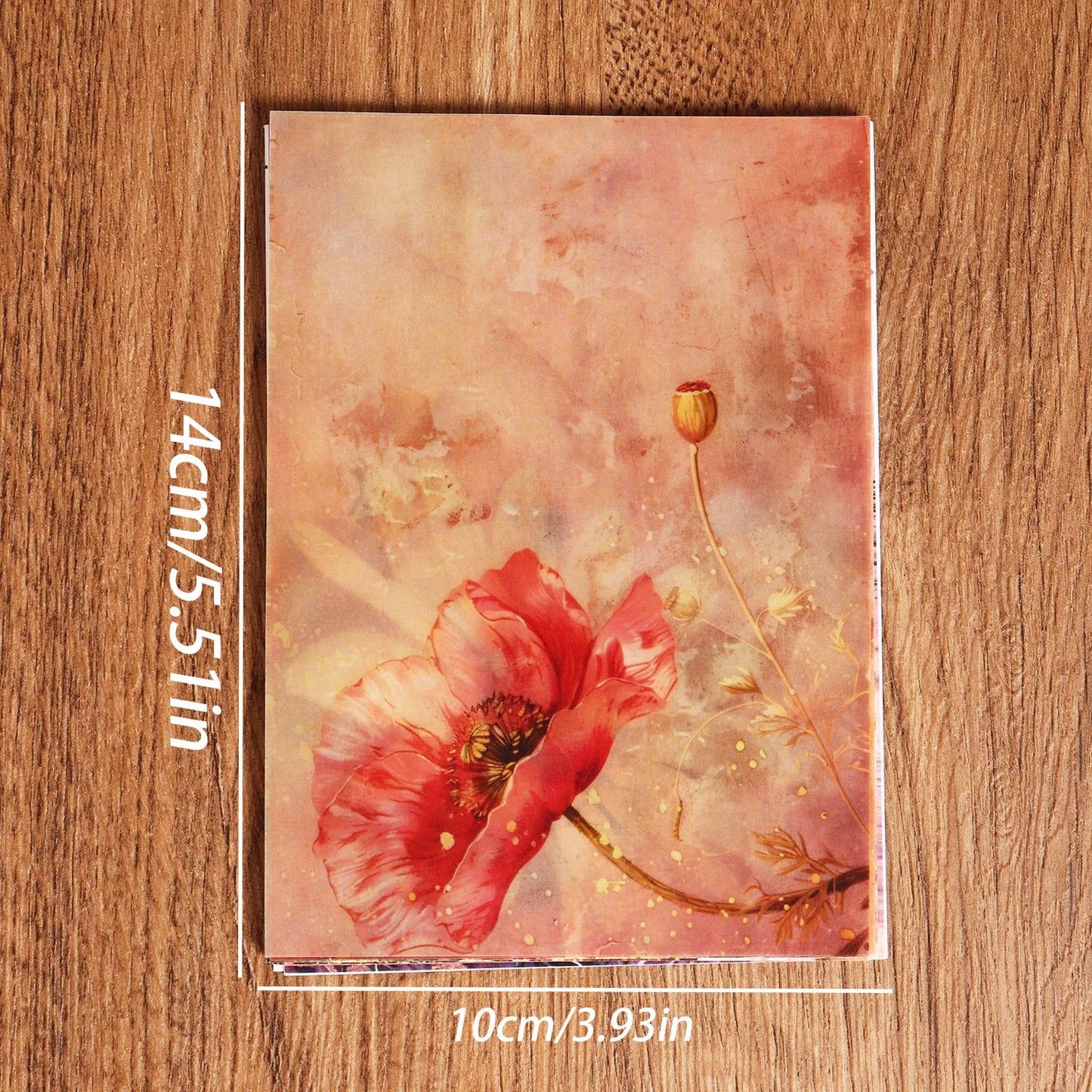 16-teiliges Bastelpapier-Set mit Aufklebern für Scrapbooking - DIY