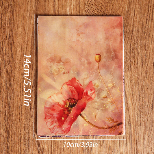 16-teiliges Bastelpapier-Set mit Aufklebern für Scrapbooking - DIY