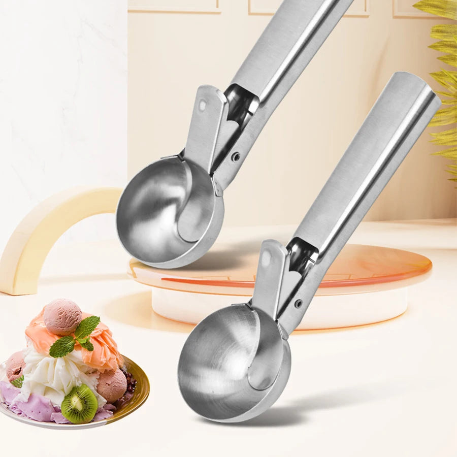 Vielseitiger Edelstahl Eis Scoop – Umweltfreundlich, robust - perfekt für Eis - Obst