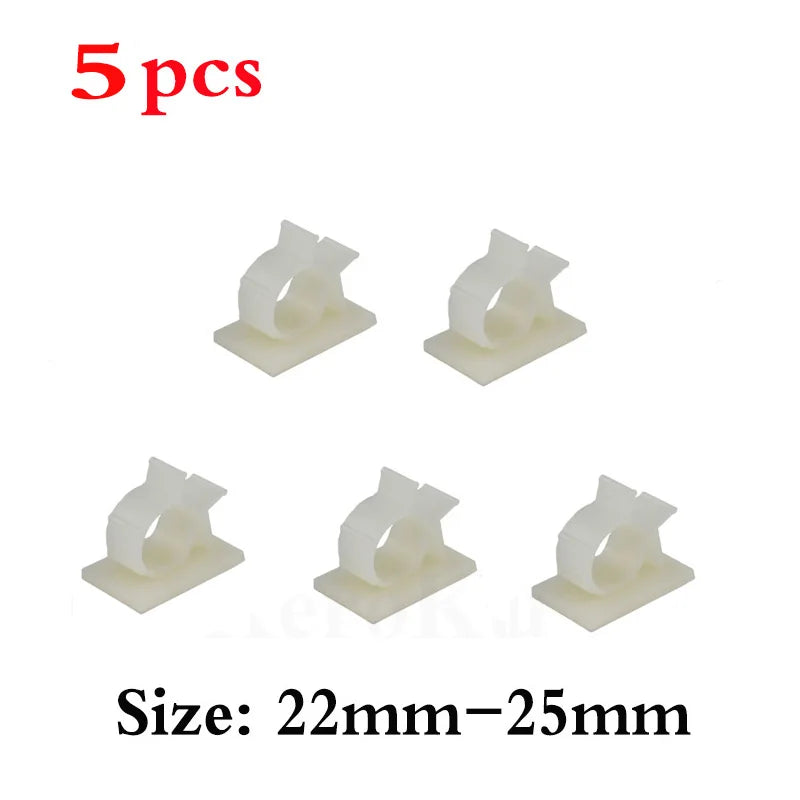 Einstellbare Selbstklebende Kabelclips für PC TV Auto – Kabel Management