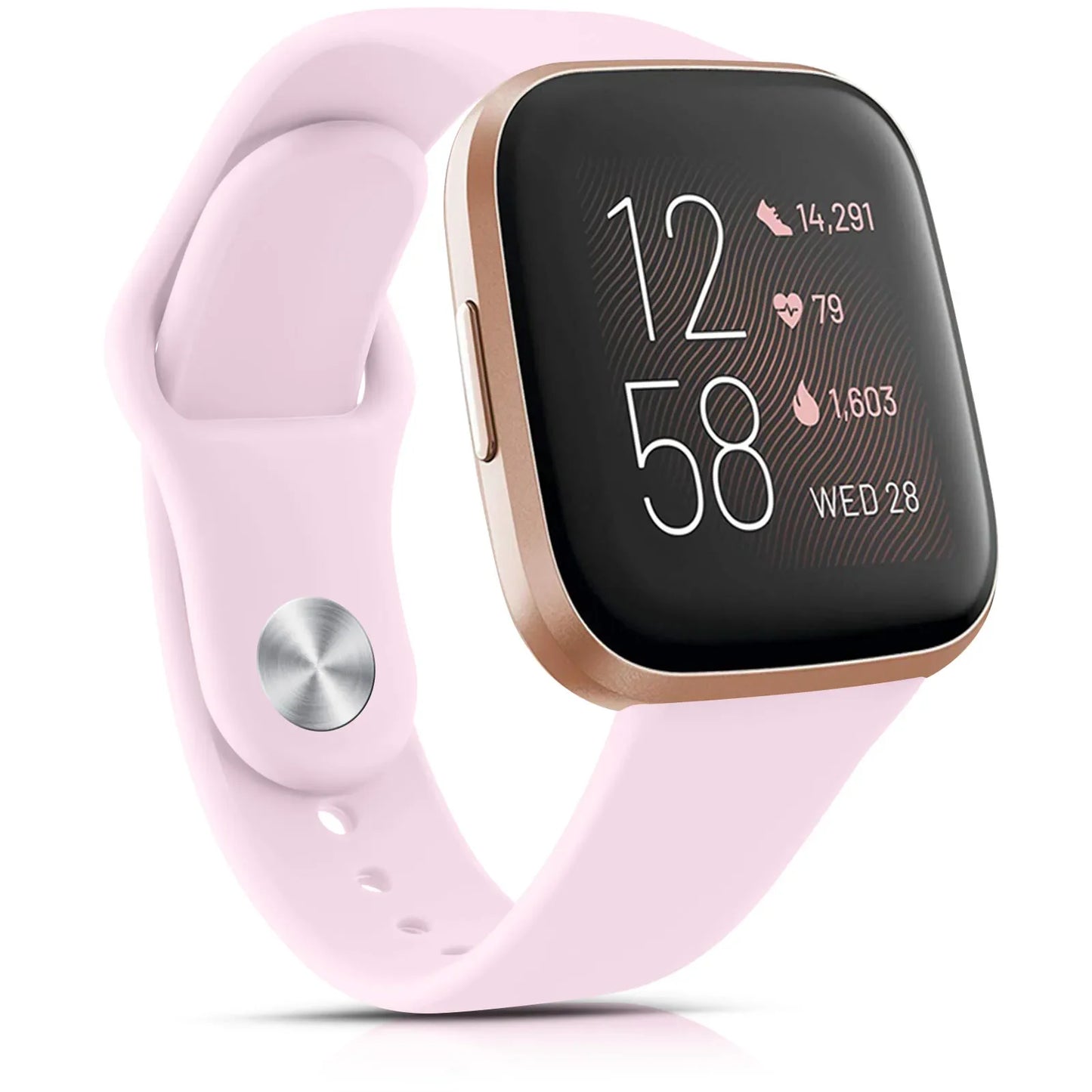Silikon Armband Sport Ersatz für Fitbit Versa 1 2 3 4 Lite Sense 2