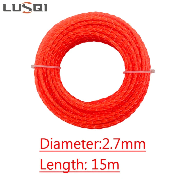 Starker Spiral-Nylon Rasentrimmerfaden für Freischneider - Rasenmäher Zubehör