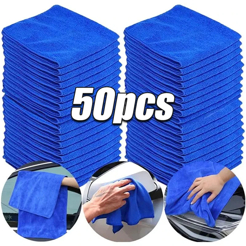 Ultraweiche - saugstarke 10er Mikrofaser Handtücher 30x30 cm – kratzfrei - antibakteriell
