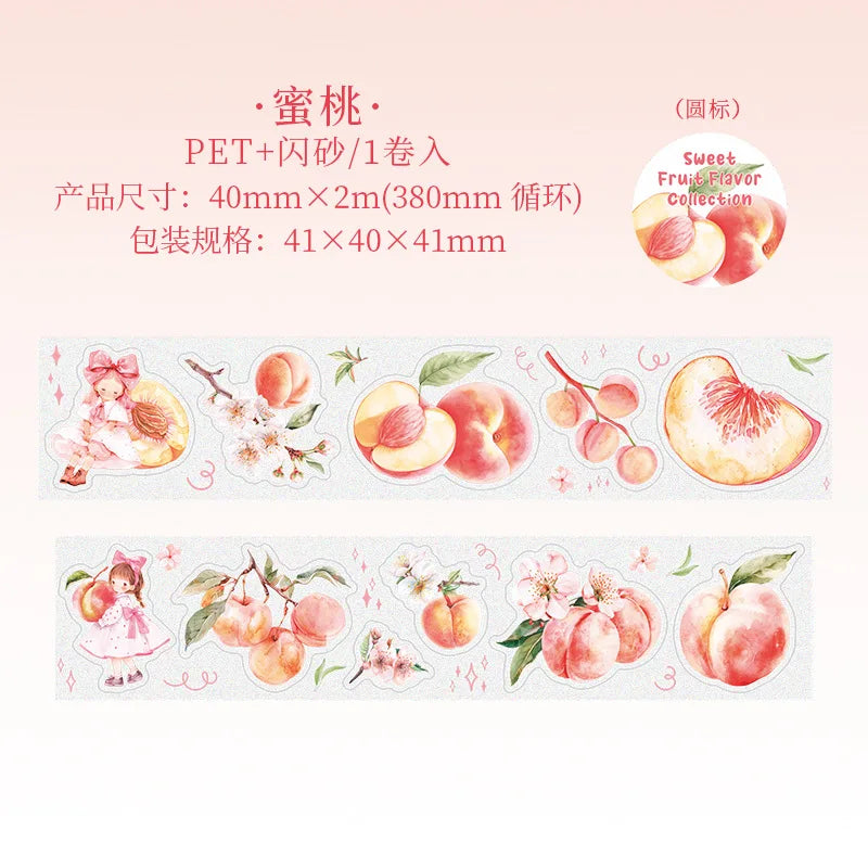Saftiges Obst Washi-Tape 40mmx2m für Bullet Journals und Scrapbooking