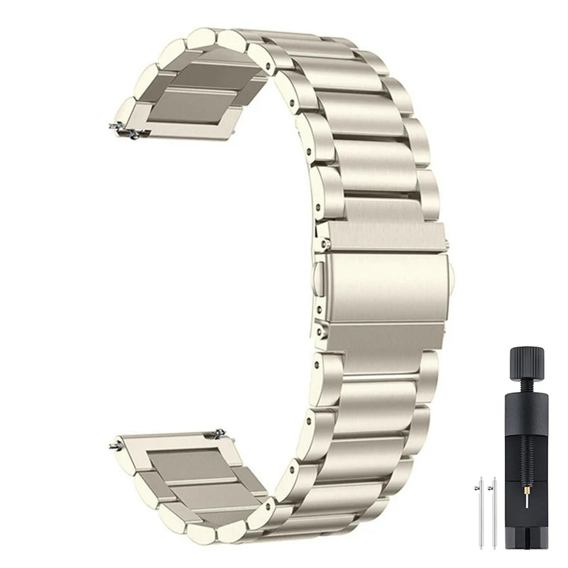 Elegantes Edelstahl-Armband für Huawei Watch 42/46mm – robust - zeitlos unisex