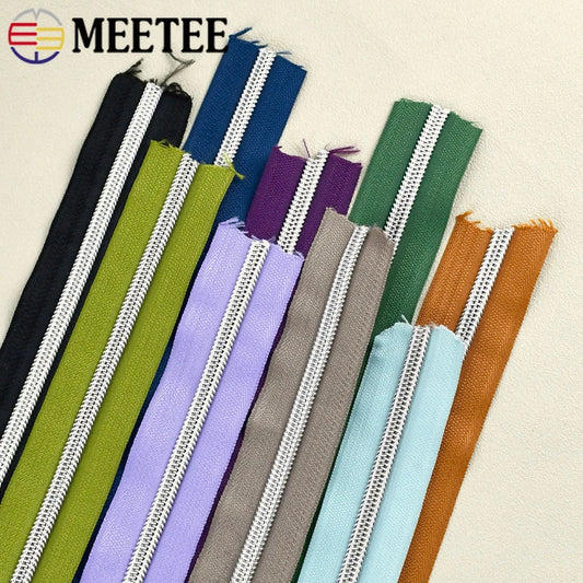 Nylon Reißverschluss Band Nr 5 Meterware für Taschen Kleidung DIY