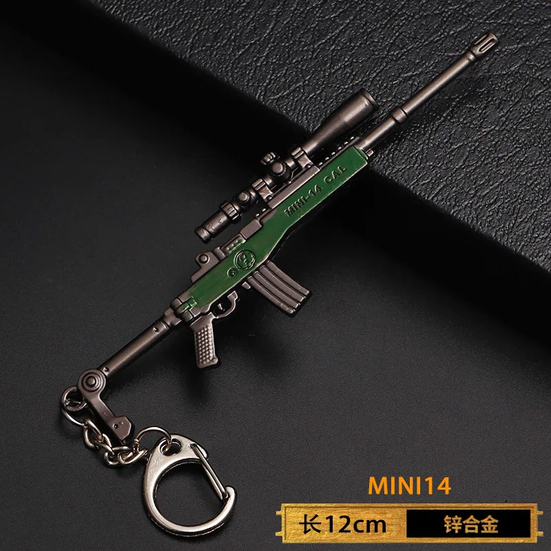 Spielzeugpistole Schlüsselanhänger aus Metall als Geschenk für Männer Jungen
