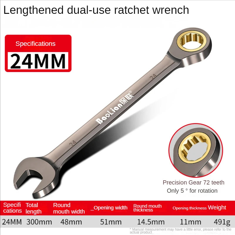 Universal Torx Ratschen-Schlüssel 8-22mm – Robust, Präzise - Vielseitig