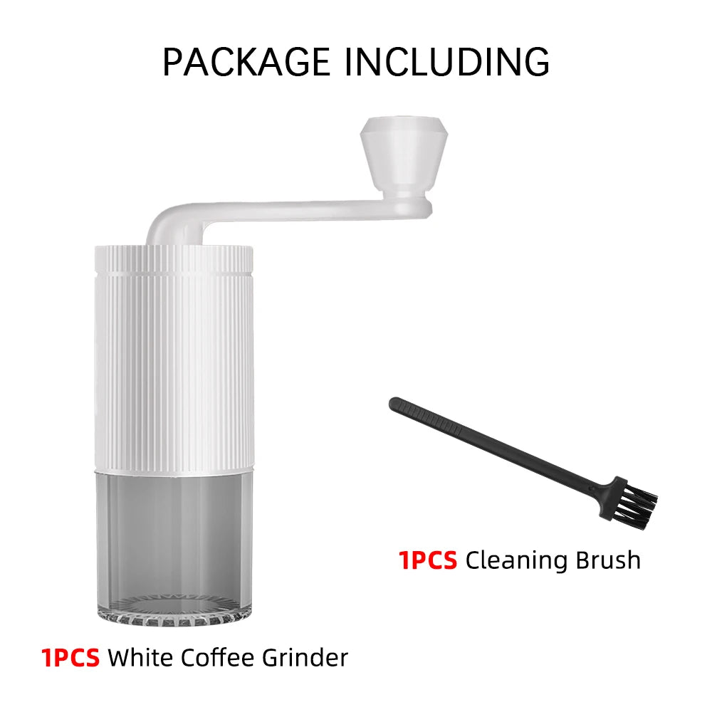 Manuelle Mini-Kaffeebohnenmühle mit einstellbarem Mahlgrad für unterwegs