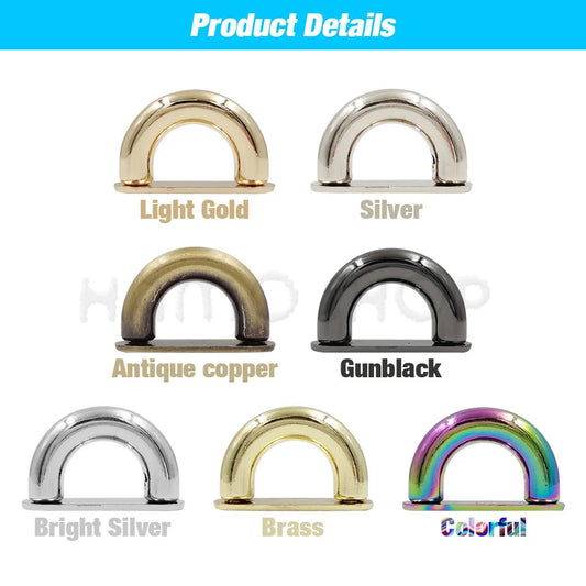 Robuste Metall D Ring Schnallen für Taschen und Gürtel DIY