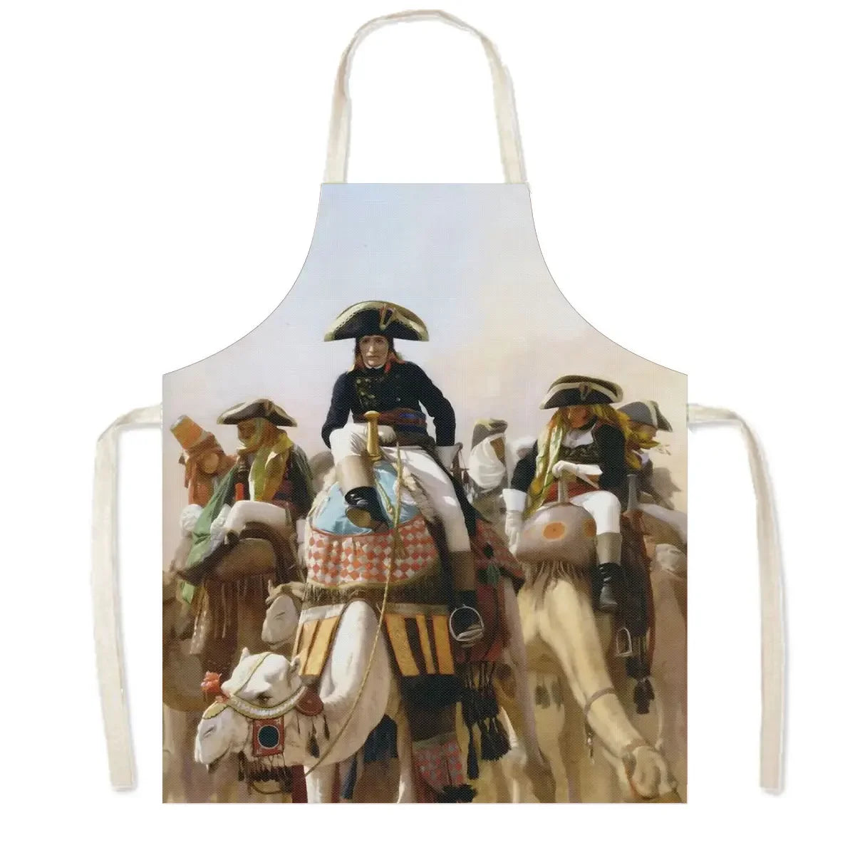 Napoleon Bonaparte Porträt Leinenschürze für Küche - Hausreinigung