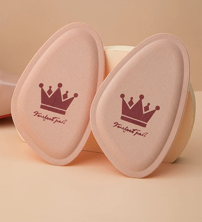 Schmerzlindernde Vorfuß Pads für Frauen – Atmungsaktiv, halbe Größe, rutschfest