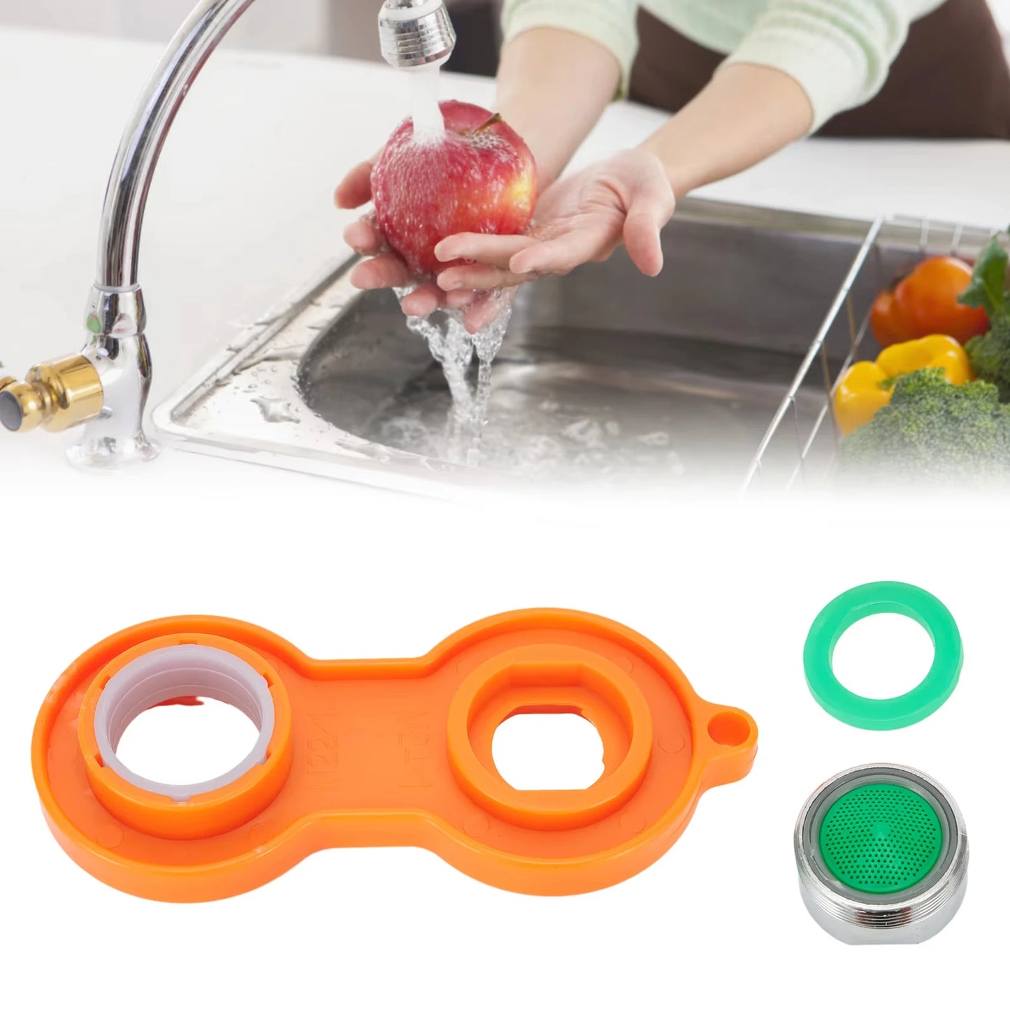 Wassersparendes 11-teiliges M24 Wasserhahnbelüfter-Set – Leise - effizient