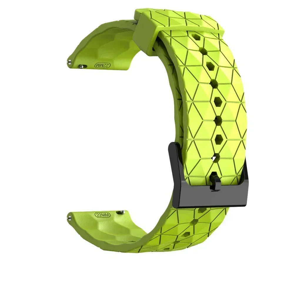 Sportliches Silikonarmband 20/22 mm mit Fußballmuster – perfekt für Xiaomi - Huami