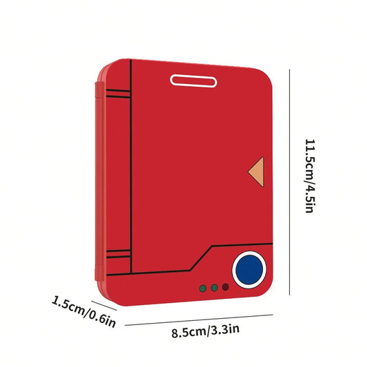Game Card Aufbewahrung 16 in 1 für Konsole - Magnetisch Rot