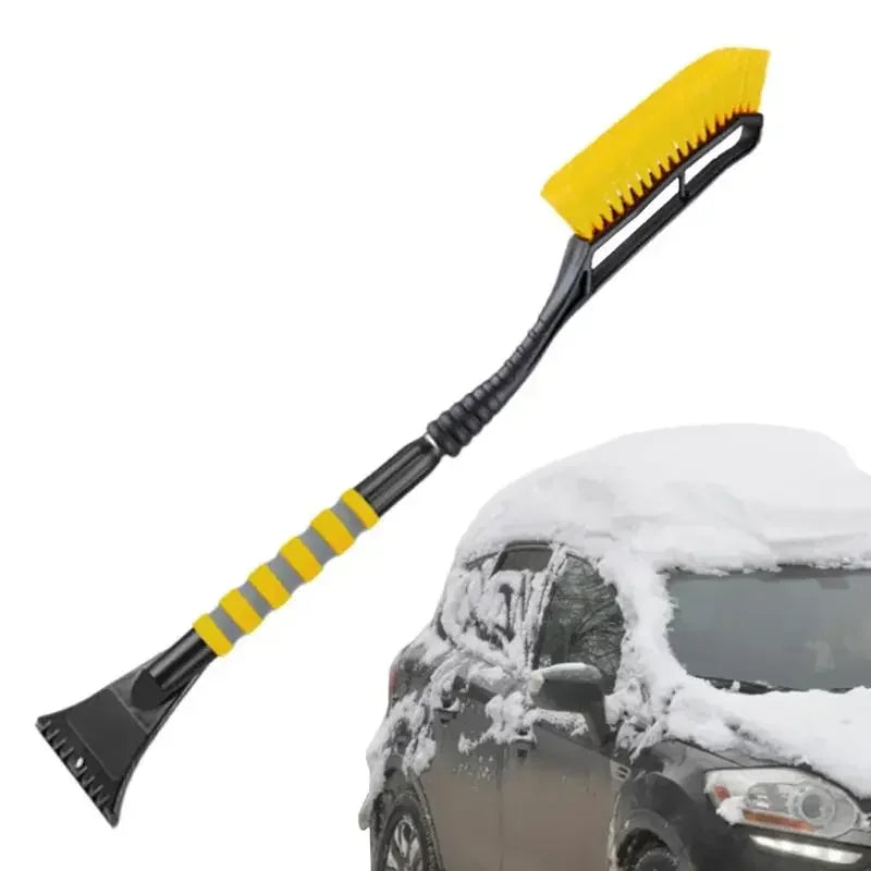 3-in-1 Auto-Schneeschaufel mit Teleskop-Eiskratzer und Bürste