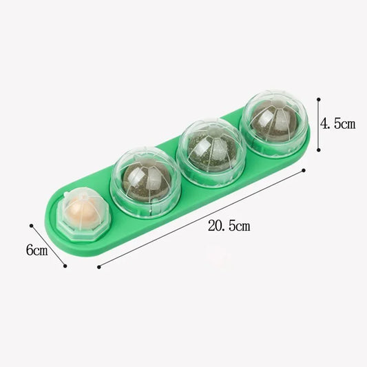 4-in-1 rotierendes Katzenminze-Spielzeug zur Zahnreinigung und Beschäftigung - Yabubest - Home & More