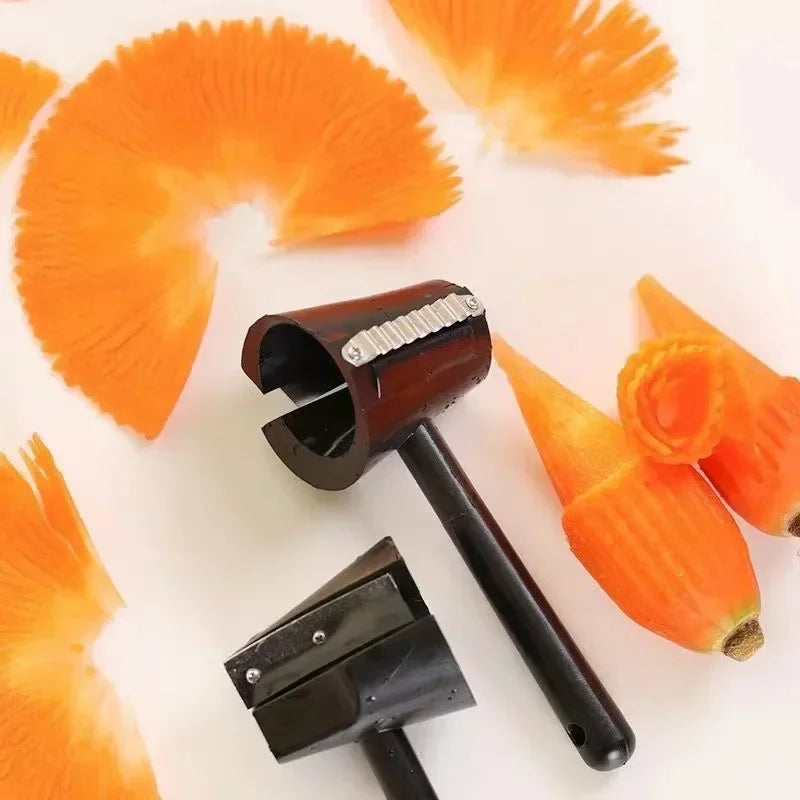 Multifunktionaler Edelstahl Gemüse-Obst Cutter – Schneiden, Schälen - Spiralisieren leicht gemacht