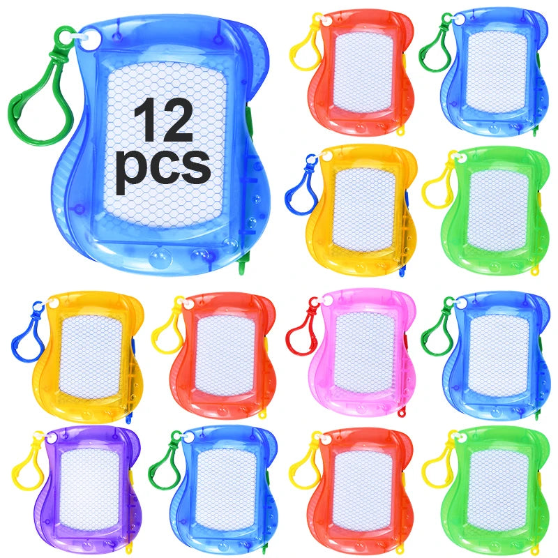 Magnetisches Mini Zeichenbrett Set mit Schlüsselbund für Kinder